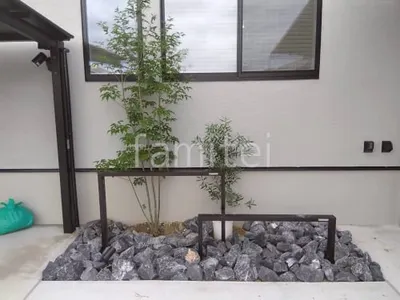 植栽 シンボルツリー 落葉樹 アオダモ ロックガーデン ユニソン ワズロック アオバ フレームユニット YKKAP プリュード パーテーションフレームユニット