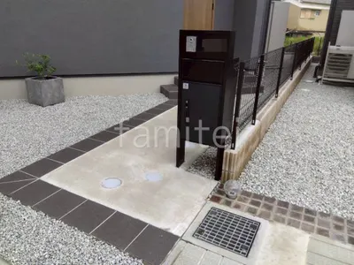宅配ボックス門柱 （機能門柱 ） 三協アルミ フレムスLight P型 