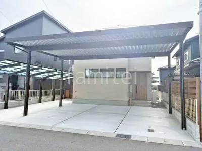 カーポート３台 （横ワイド トリプル） YKKAP ジーポートPro 積雪50cm対応 フラット屋根 折板屋根