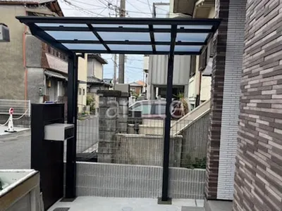 サイクルポート 自転車バイク屋根 LIXIL ネスカF ミニ フラット屋根