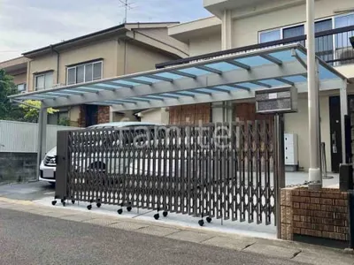 伸縮門扉 三協アルミ クロスゲートH 親子片開き