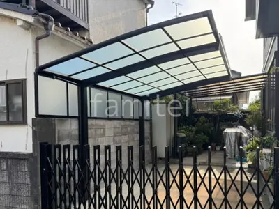 カーポート１台 （単棟） LIXIL ネスカＲ アール屋根