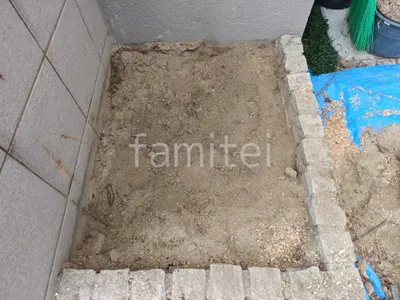 既存植栽撤去