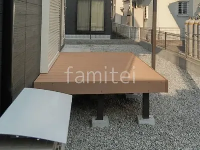 人工木デッキ  LIXIL 人工木 樹ら楽 プレーンタイプ 