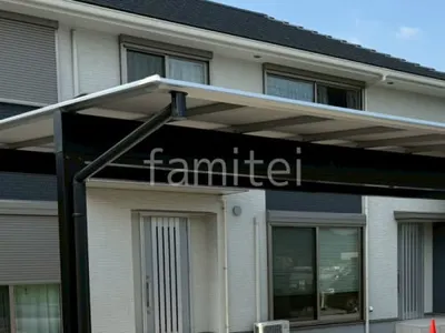 柱/梁色 ブラック 屋根色 マットシルバー 屋根枠 サンシルバー