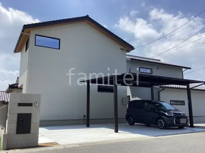 新築シンプル オープン外構