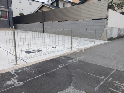 スチールメッシュ フェンス YKKAP イーネット3F型 スチール柱 境界・メッシュ