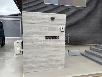 門柱 壁タイル貼り タカショー セラウォール 郵便受けポスト ユニソン コラーナ15 照明 タカショー タカショー ウォールライト10型