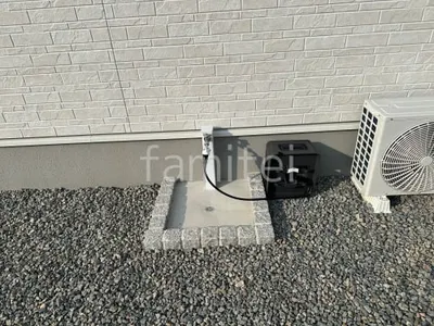 ピンコロ石囲い 洗い場