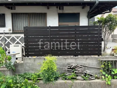 人工木・樹脂 フェンス（木調） F＆F マイティウッド デコll 高尺タイプ 目隠し 木調・ラティス 樹脂