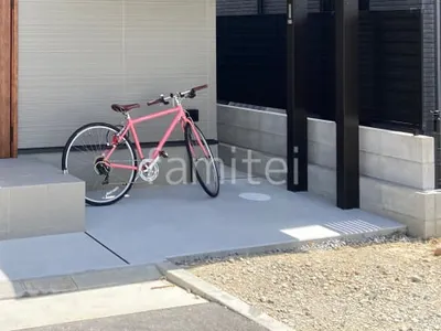 駐輪場床 土間コンクリート