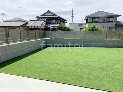 アルミ形材 フェンス LIXIL AB YS3型 横スリット3 目隠し ブロック塀 （化粧ブロック） 太陽エコブロックス 普通CB 