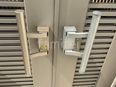 既存門扉取手 取替え
