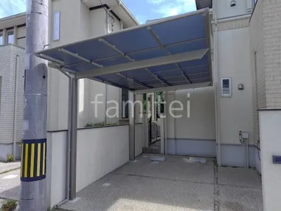 カーポート１台 （単棟） LIXIL ネスカF 変形地対応 フラット屋根