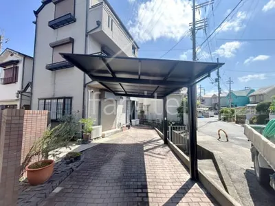 カーポート１台 （単棟） LIXIL ネスカＦ フラット屋根