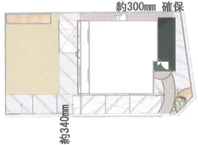 平面図　表札施主支給