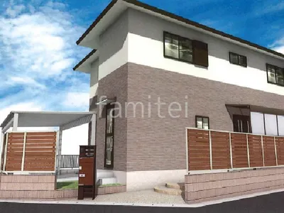 ゆとりある駐車場のリフォーム外構