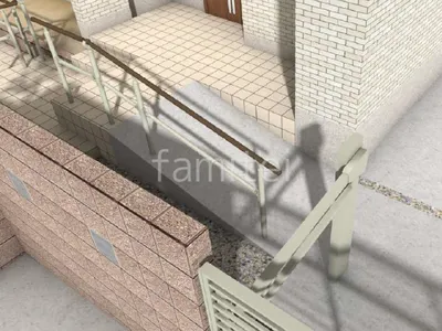 手すりとスロープでバリアフリーなアプローチリフォーム