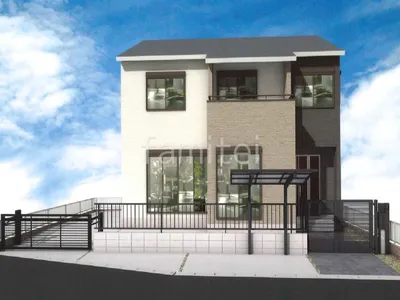 黒がモダンなリフォームベーシック クローズ外構