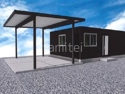 カーポートと土間コンクリートの車庫まわりリフォーム