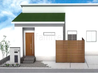 木のぬくもりを感じる新築シンプル オープン外構