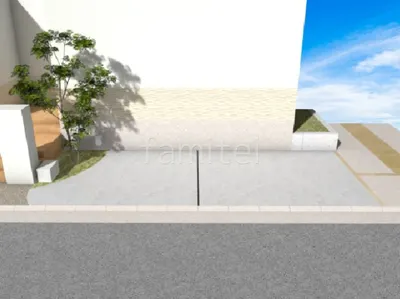 土間コンクリートで車庫まわりリフォーム