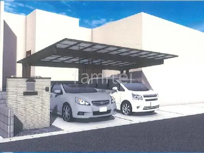 スタイリッシュな雰囲気を感じる新築シンプル オープン外構