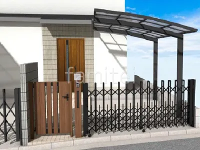 カーポートと土間コンクリートの車庫まわりリフォーム