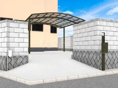 カーポートが印象的な門まわりリフォーム