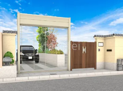 シャッターと門扉の門まわりリフォーム