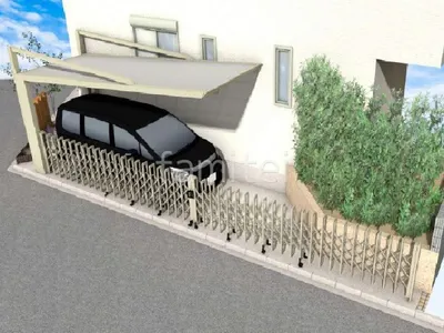 伸縮門扉 三協タフゲートII 両開き