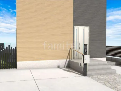 住まいの印象を一層引き立てるベーシックなオープン外構