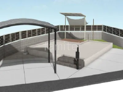 新築ベーシック オープン外構