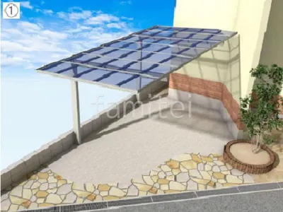 カーポート YKKエフルージュFIRST1台