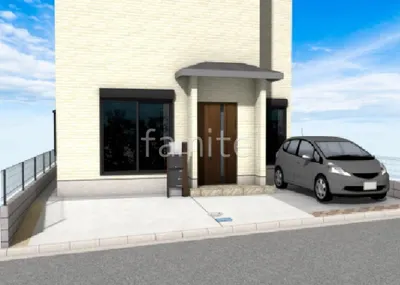 駐車場を広げて宅配ボックスも 実用的リフォーム