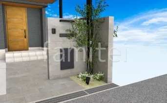 門まわり　シンボルツリー