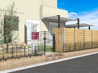 スタイリッシュ＆ナチュラルなリフォームベーシック セミクローズ外構