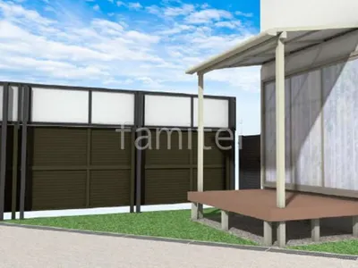 人工芝・ウッドデッキ・テラス屋根でお庭を使いやすくしたリフォーム