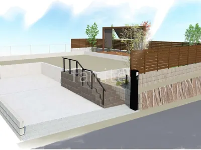 緑豊かなお庭で憩いのひとときを　新築オープン外構