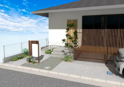 門柱 玄関アプローチ