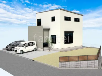 機能性重視でコストパフォーマンスの高い新築ベーシック オープン外構