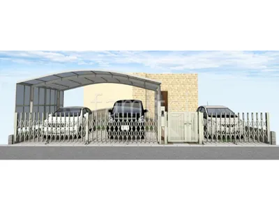 玄関と車庫前の門扉リフォーム