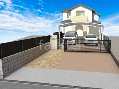 門扉で防犯対策をした車庫まわりリフォーム