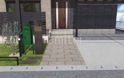 玄関アプローチ