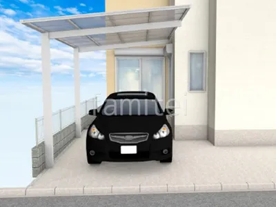 カーポートと土間コンクリートで駐車場へリフォーム