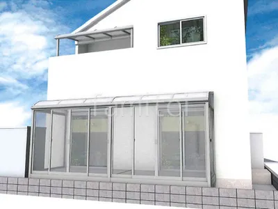 テラス屋根をサンルームに取替リフォーム