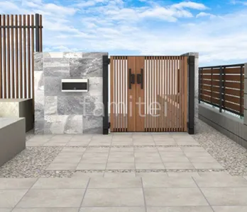 玄関アプローチ