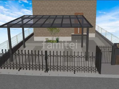 門扉設置でクローズ外構に変更した門まわりリフォーム