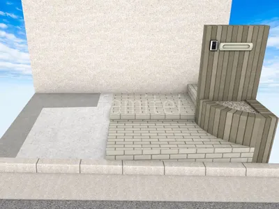 既存門塀を撤去し、オープンな門まわりにリフォーム