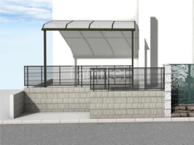 石積を解体して階段を新設した外構リフォーム